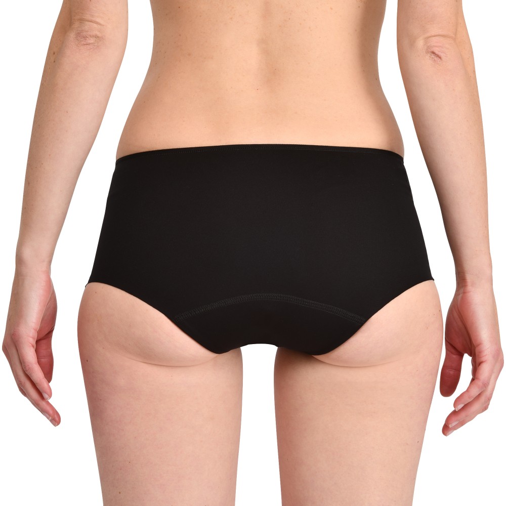 Boxer menstruel Invisible - Noir, XL (46-48)